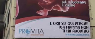 Copertina di Manifesto ProVita Roma, non sono contrario all’aborto ma in quel poster non ho visto errori