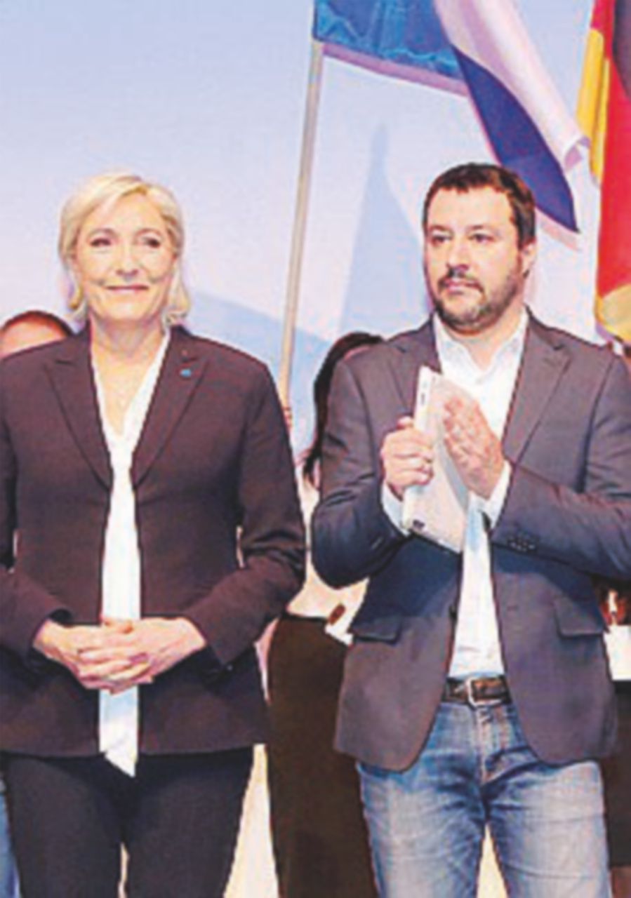 Il 1° maggio Salvini se ne va a Nizza con Marine Le Pen Il 1° maggio Salvini se ne va a Nizza con Marine Le Pen