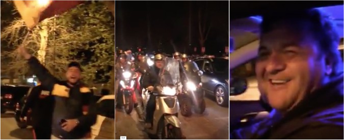 Copertina di Roma-Barcellona 3 a 0, tifosi romanisti lasciano lo stadio e partono i caroselli per la città