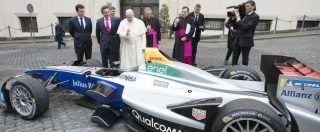 Copertina di Formula E Roma, arriva la benedizione di Papa Francesco. E sabato si gareggia – FOTO