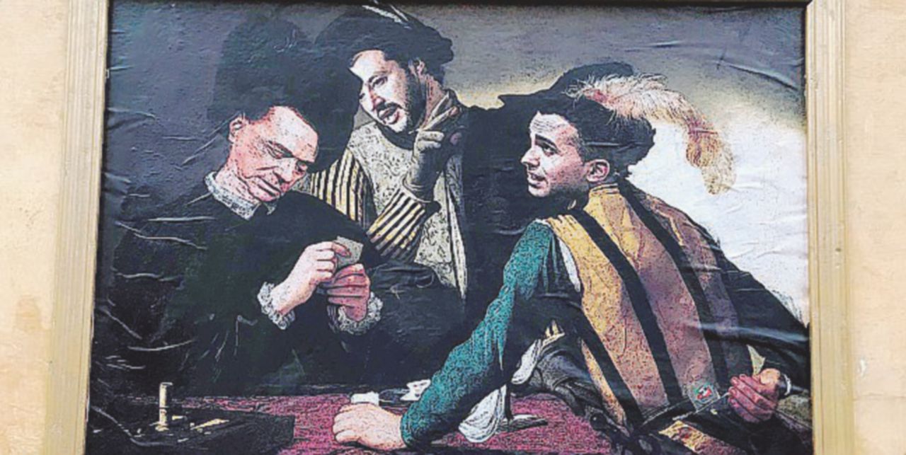 “I bari” di Caravaggio sono Matteo e Luigi (e truffano l’ex Cav) “I bari” di Caravaggio sono Matteo e Luigi (e truffano l’ex Cav)