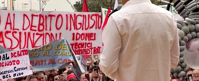 Copertina di Napoli, il No a De Magistris mette tutti d’accordo: “Lega e Pd in piazza assieme, ma arrivano Casapound e FN…”