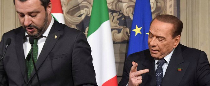 Berlusconi scassa il centrodestra: “Con Lega-Meloni fuga imprese e crac banche”. Salvini: “Lui stesso livello di Di Battista”