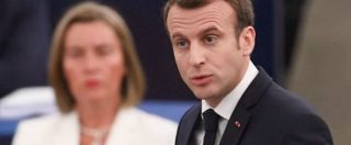 Macron all’Ue: “Egoismi nazionali e fascino illiberale: è guerra civile europea. Siria? Difeso l’onore internazionale”
