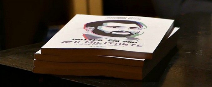 Copertina di Lega, storia e ascesa di Salvini nel libro “Il Militante”. Bordin: “È uno che le spara grosse, un po’ come i Radicali. Però più cinico”