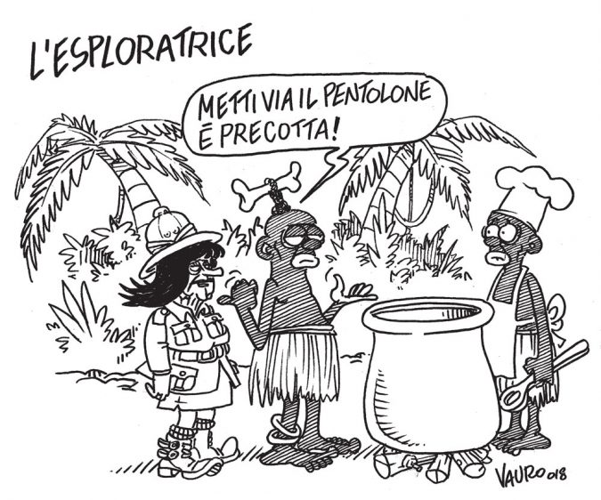 La vignetta di Vauro La vignetta di Vauro