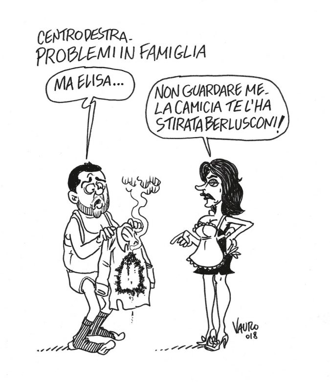 La vignetta di Vauro La vignetta di Vauro