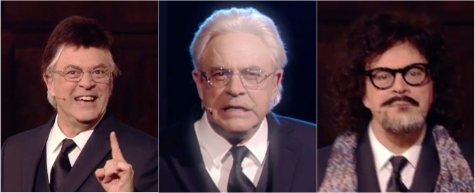 Copertina di Crozza-Mattarella le prova tutte per uscire dal Quirinale: si traveste da Renzi e da chef Borghese. Poi si sfoga: “Mo so cazz…”