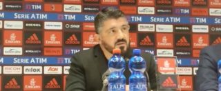 Copertina di Milan-Benevento 0 a 1, il mea culpa di Gattuso: “Interpretazione della partita imbarazzante. Colpa mia”