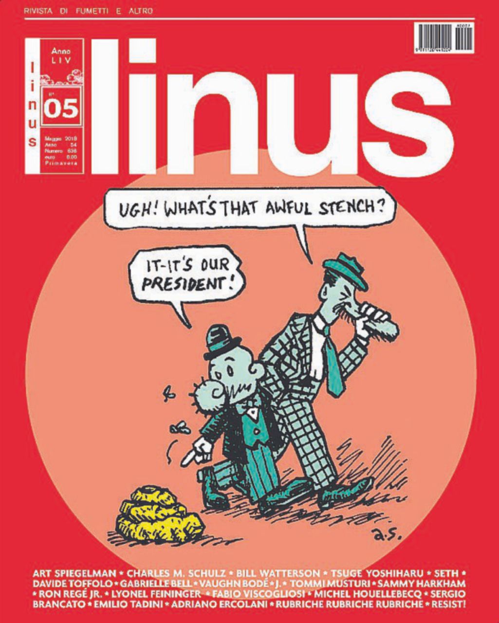 Copertina di Caro, vecchio “Linus”, una nuova vita con Igort