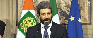 Copertina di Governo, Fico incaricato da Mattarella: “Obiettivo maggioranza Pd-M5s, subito al lavoro sui temi”