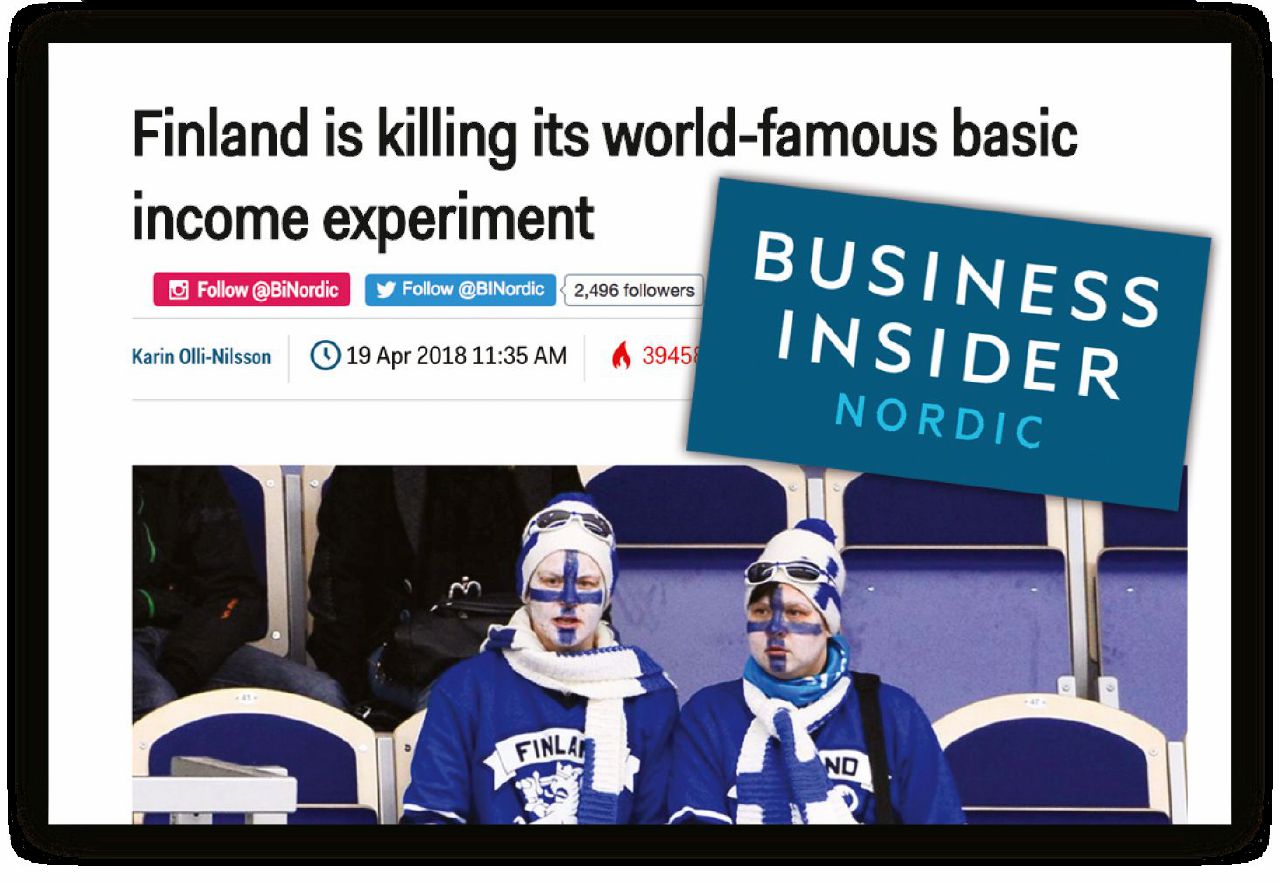 Copertina di La Finlandia non avrà il reddito di cittadinanza