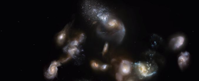 Un “ponte radio” tra due galassie, la sfida per comprenderne la natura