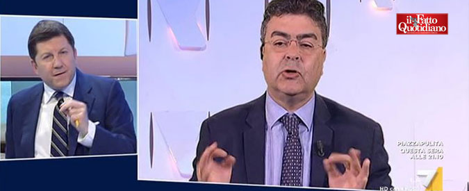 Copertina di La7, Fiano (Pd) vs Pancani: “Perché voi giornalisti permettete che i politici del M5s non accettino il contraddittorio?”