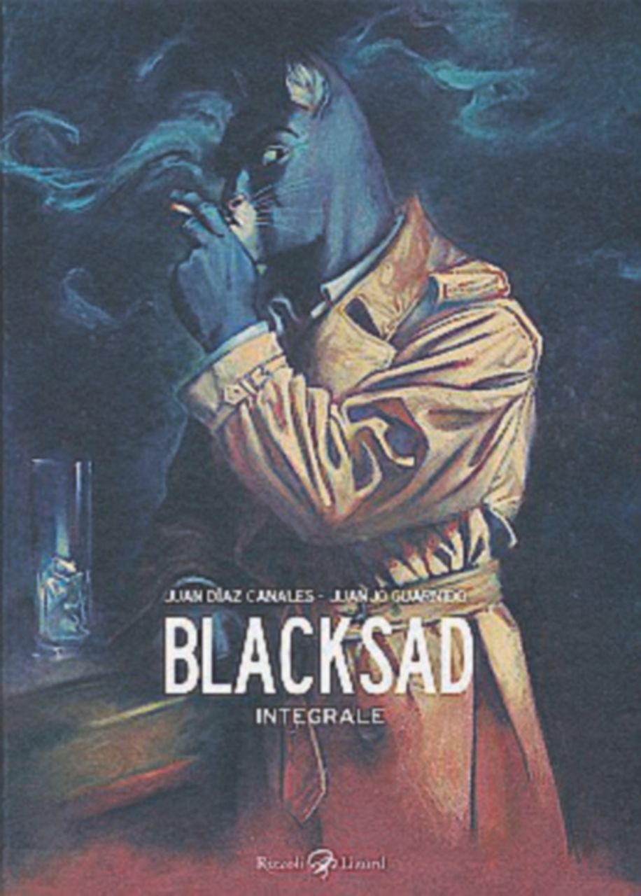 Copertina di Blacksad, il gatto investigatore che rivela la bestialità degli uomini