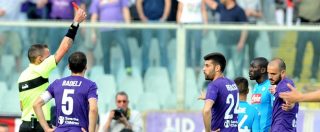 Copertina di Fiorentina-Napoli 3-0, Simeone affonda gli azzurri in 10 per 82 minuti. Sarri a -4 dalla Juventus: lo scudetto si allontana