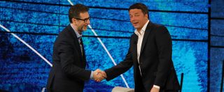 Copertina di Renzi da Fazio ha esposto la sua strategia. Vuole rottamare l’Italia