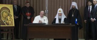 Copertina di Bari, il patriarca Kirill declina l’invito di Papa Francesco nella città di San Nicola: salta l’incontro tra i due leader religiosi