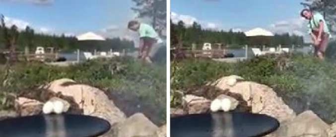 Copertina di La frittata? Provate a farla così, se ci riuscite. Il golfista-cuoco riesce in un’impresa “impossibile”