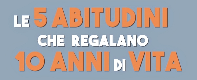 Copertina di Vivere 10 anni in più, studio di Harvard rivela le 5 abitudini fondamentali. Voi quali seguite?