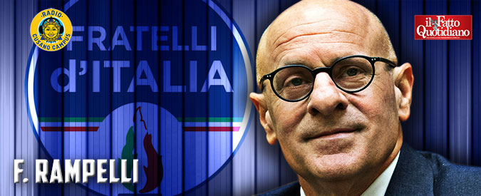 Copertina di FdI, Rampelli: “Governo neutrale? Non esiste. Mattarella è espressione del Pd ed è stato voluto da Renzi”