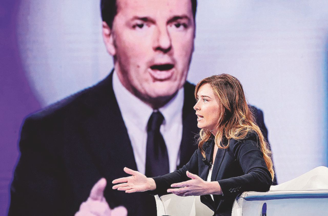 Rieccola - Ieri erano in tv sia Maria Elena Boschi che Matteo Renzi - LaPresse L’incubo delle liste per Pd e azzurri: quanti posti ci sono?