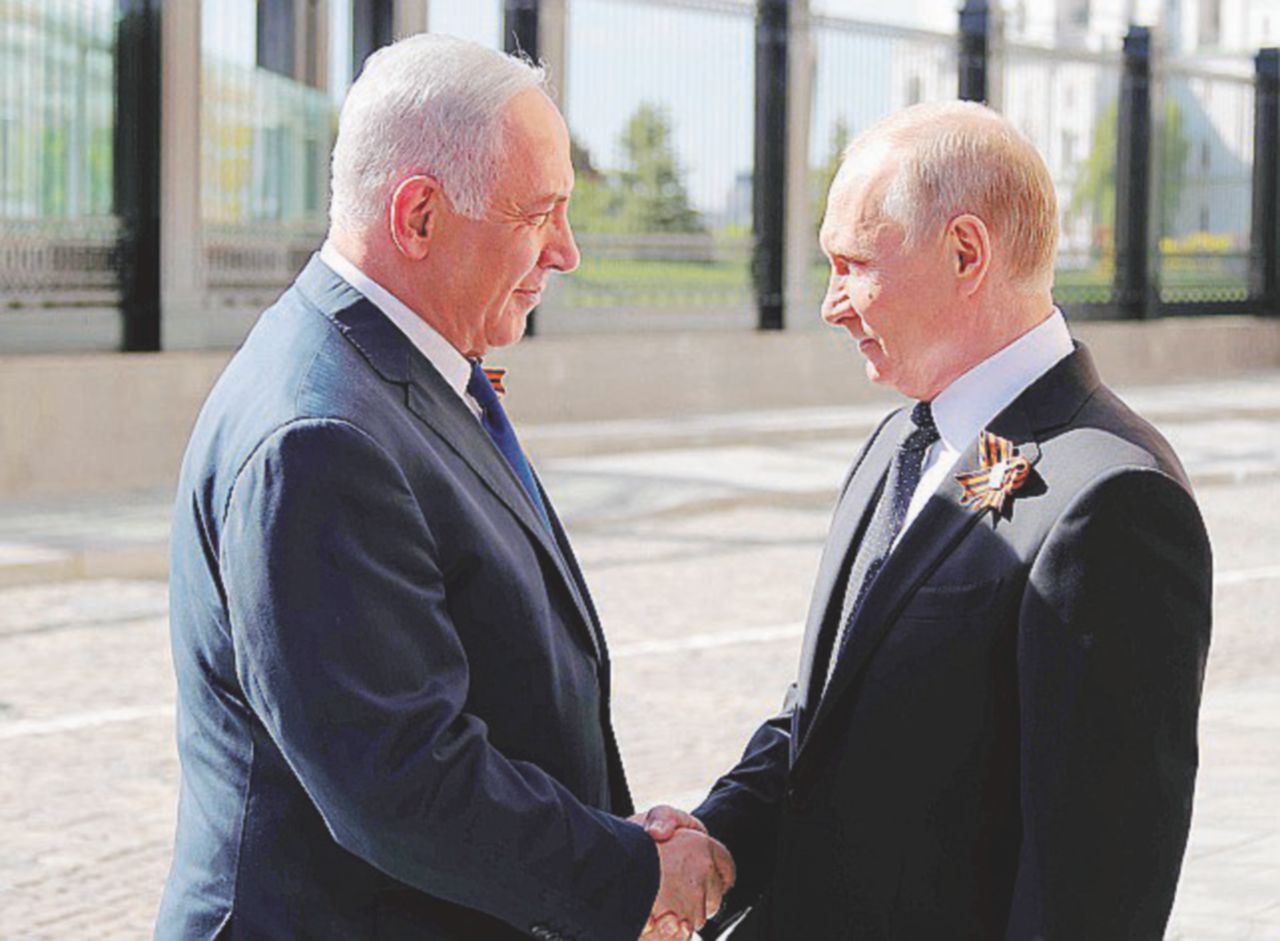 Amicizia - Netanyahu con Putin - Ansa La “Legione straniera sciita” e la nuova guerra siriana