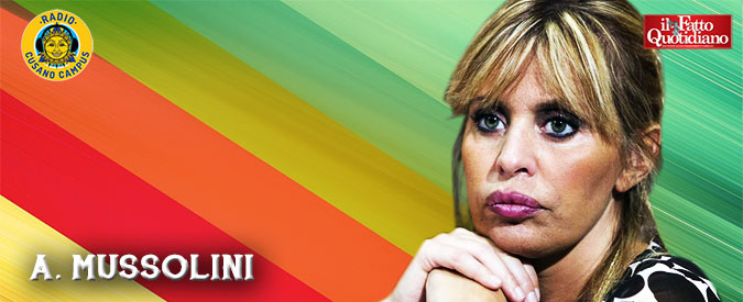 Copertina di Alessandra Mussolini: “Governo Lega-M5s? Salvini vada a fare la fiera del sorcio con la Raggi. E si porti Fico e la colf”