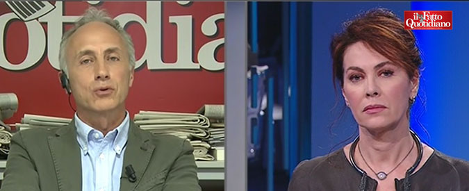 Copertina di Governo, Travaglio: “Salvini e Di Maio? Non si credano più furbi di Berlusconi. Si guardino il film di Sorrentino”