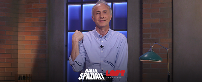 Copertina di Balle Spaziali, Marco Travaglio smonta due fake news: l’impossibile governo neutrale e il finto passo di lato di B.
