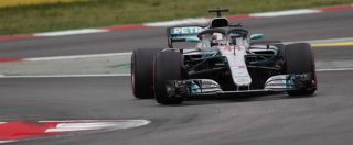 Copertina di Formula 1, Hamilton in pole a Barcellona. Poi c’è Bottas. Le Ferrari in seconda fila