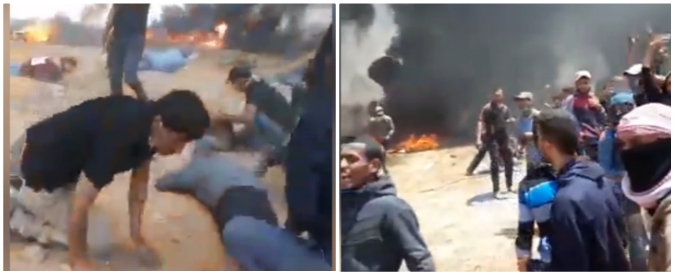 Copertina di Gaza, soldati israeliani sparano contro i manifestanti palestinesi: vittime e feriti. Il momento dell’attacco