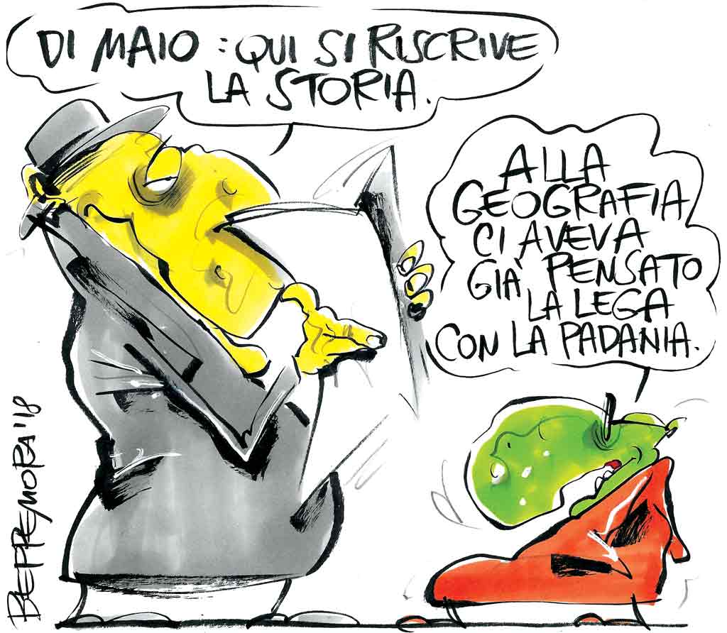 Copertina di La vignetta di Beppe Mora