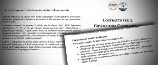 Copertina di Governo, seconda bozza contratto. Codice etico per i ministri: no a condannati, massoni o in conflitto di interessi