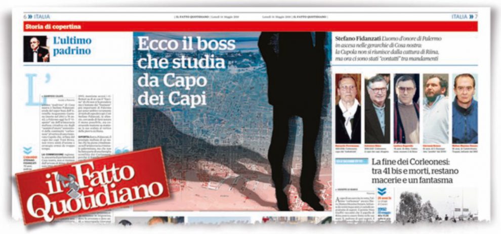 La pagina del “Fatto” di lunedì