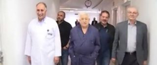 Copertina di Ramallah, un video dall’ospedale per smentire l’aggravamento delle condizioni di Abu Mazen