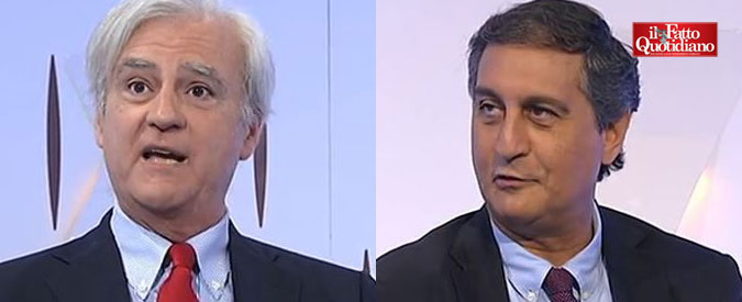 Copertina di M5s-Lega, Lavia vs Rinaldi: “Borghi? Ha fatto crollare Mps”. “Ne avete fatto voi carne di porco, abbia un po’ di decenza”