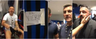 Copertina di Addio al calcio Andrea Pirlo, lo show di Bobo Vieri negli spogliatoi: scherza con Cassano, Gattuso e gli altri