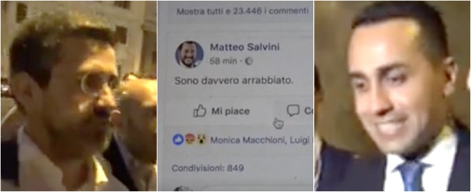 Copertina di Governo, Fraccaro: “Salvini arrabiato? Tra M5s e Lega perfetta sintonia”. Il silenzio di Di Maio