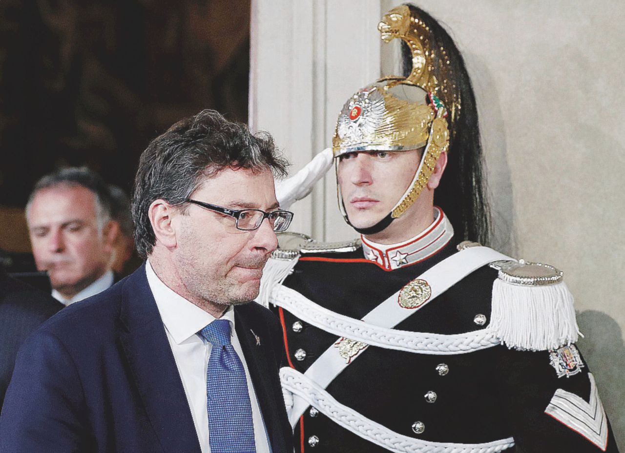 Al Quirinale - Giancarlo Giorgetti durante le consultazioni per la formazione del nuovo governo - Ansa Quando Giorgetti lottizzava le nomine in Finmeccanica