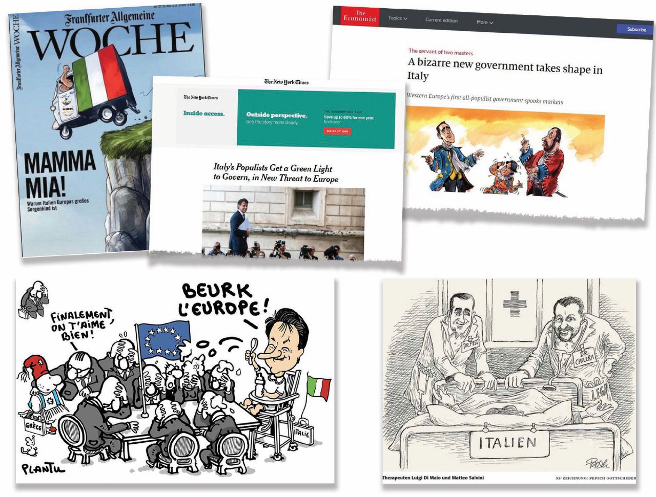 Visti da Berlino - Gli articoli usciti nei giorni scorsi sul futuro governo M5S-Lega sulla stampa tedesca Chi tifa spread contro Savona dimentica l’interesse nazionale