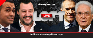 Copertina di #CaosGoverno, la diretta streaming di Loft Live con Travaglio, Padellaro, Scanzi e Sommi