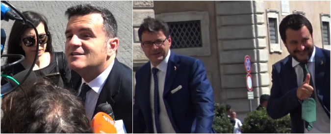 Copertina di Governo, la sfilata dei ministri per il giuramento. E Centinaio sbotta: “Critiche su di me? Andate a lavorare”