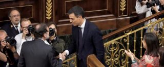 Copertina di Spagna, sfiduciato Rajoy: al suo posto il socialista Sanchez. “Ora governo alla Zapatero. Rispetteremo impegni con l’Ue”