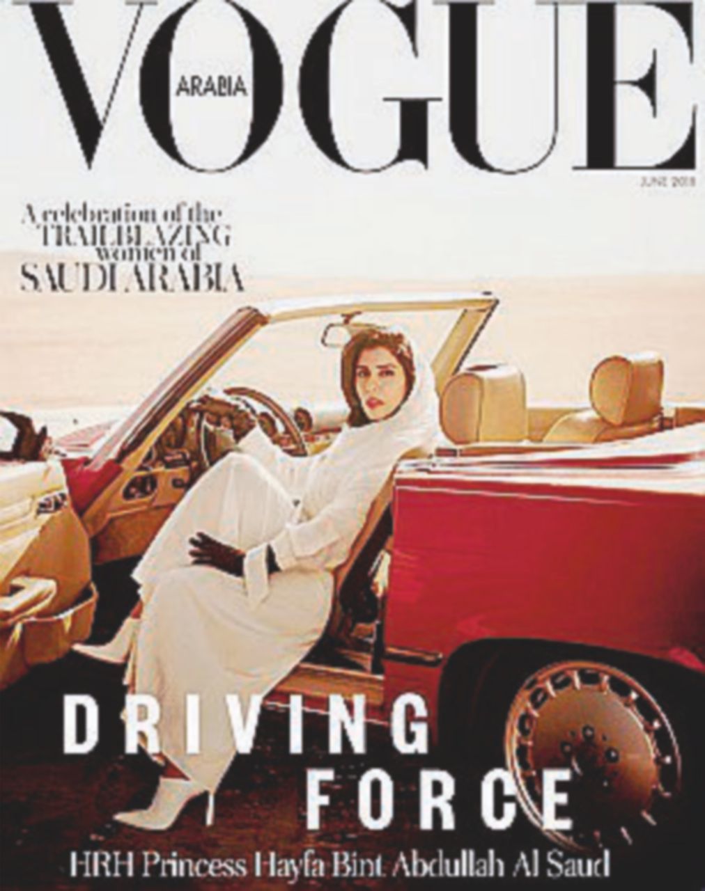 Contestata - La copertina di Vogue Vita spericolata, solo se sei principessa
