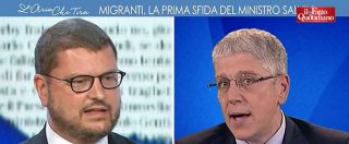 Copertina di Migranti, Migliore vs Giordano: “Con delegazione Pd andrò a Rosarno”. “L’avete abbandonata per 5 anni, lei fa ridere”