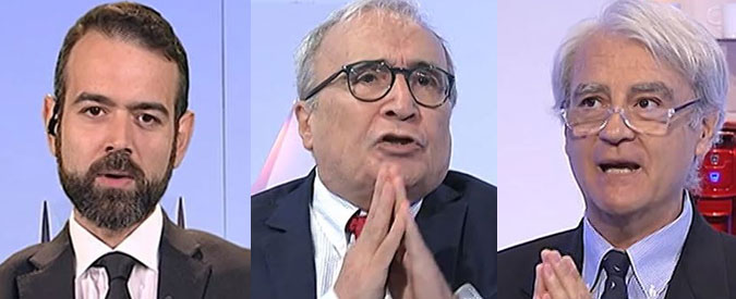 Copertina di Governo, Caldarola: “La sinistra farà opposizione occidentale”. Bagarre con Borgonovo (La Verità) e Rinaldi