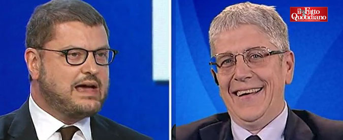 Copertina di Governo, Giordano vs Migliore: “Non ha mai fatto una mazza su immigrazione”. “Lei non ride, ma ghigna”