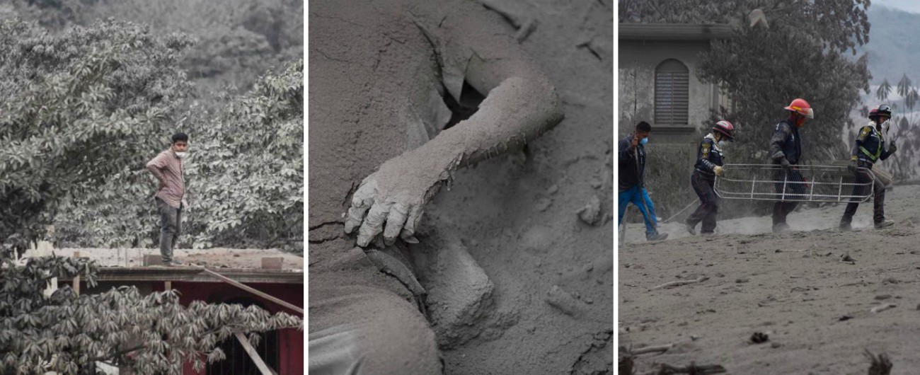 Copertina di Guatemala, oltre 60 morti per l’eruzione del Volcan de Fuego: “Interi villaggi seppelliti dalla cenere come a Pompei” – FOTO
