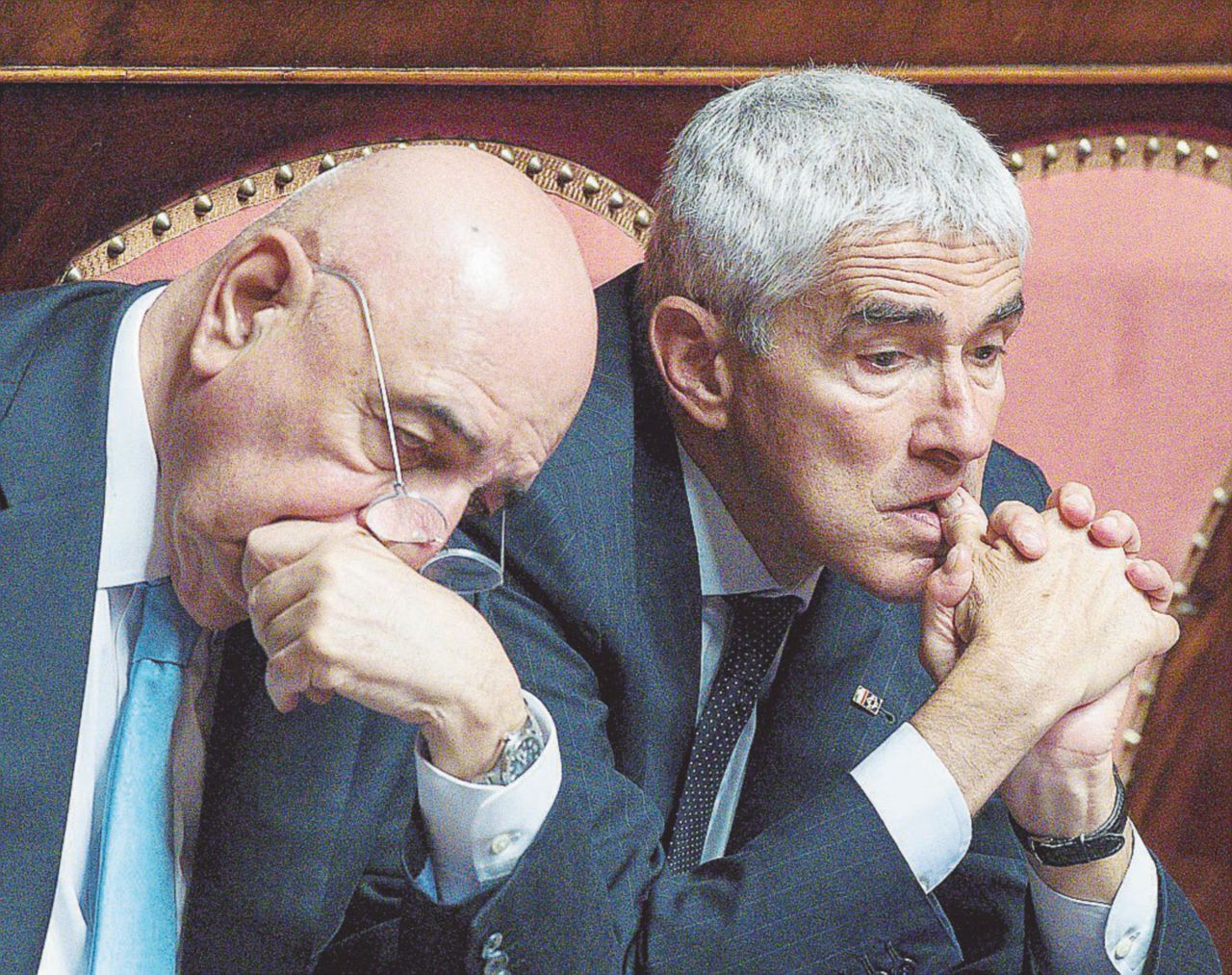 Nuovo corso - Adriano Galliani e Pier Ferdinando Casini - Ansa Quattro opposizioni e un governo. Conte piace a tutti (o quasi)